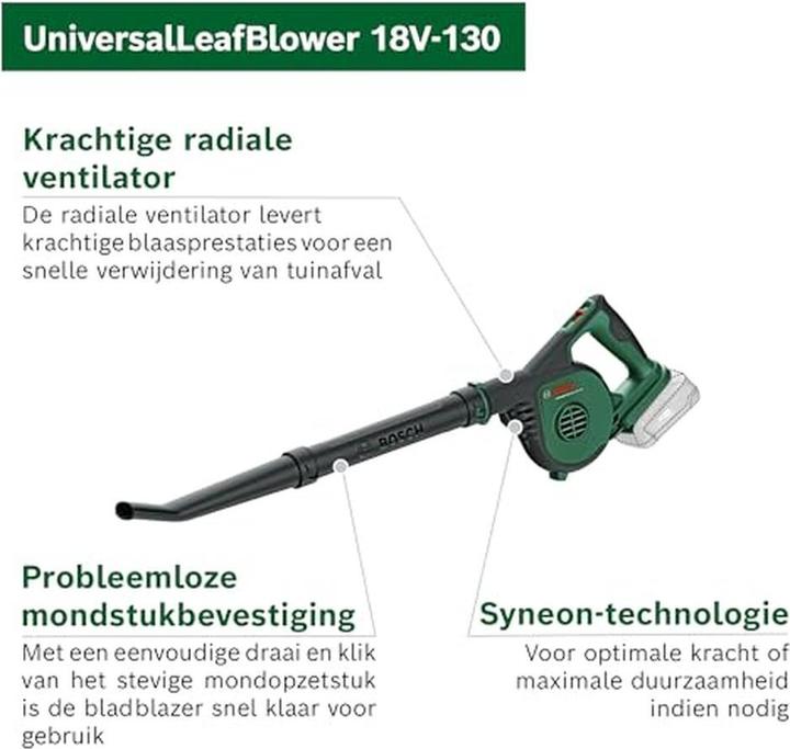 Actual product image Bosch Home & Garden Universal (Rechargeable battery operated, Leaf blower)