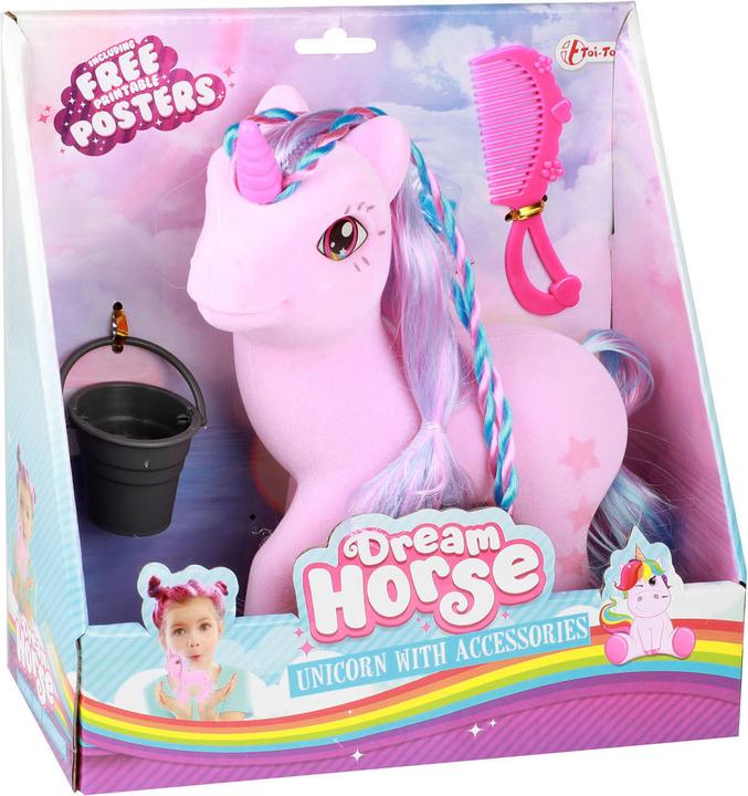 Actual product image Toi-Toys Dream horse unicorn with accessories