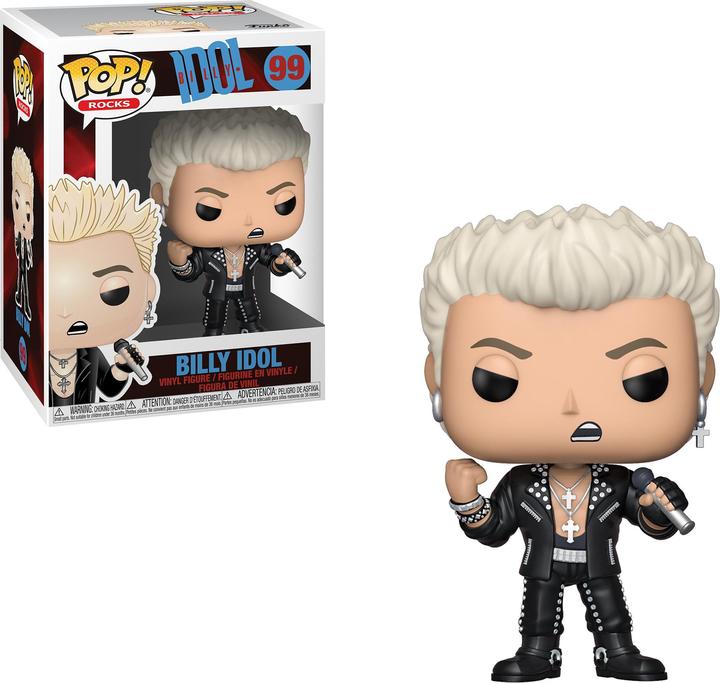 Actual product image Funko Pop! Rocks : Billy Idol (99)