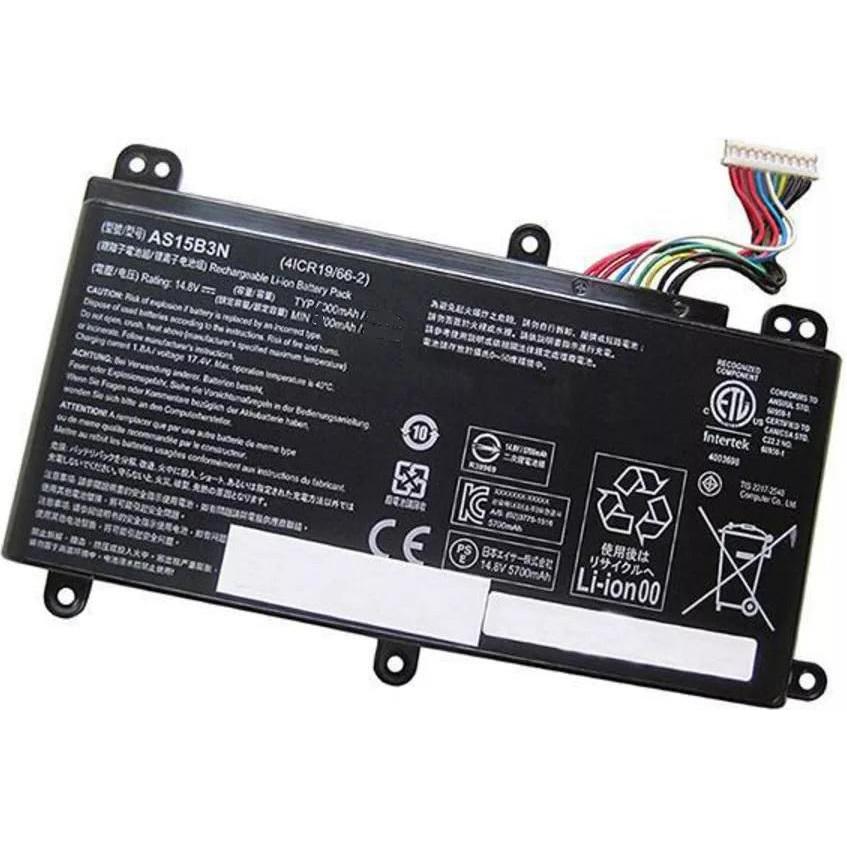 CoreParts Laptop Battery for Acer (1 Zellen, 4400 mAh), Notebook Akku, Schwarz