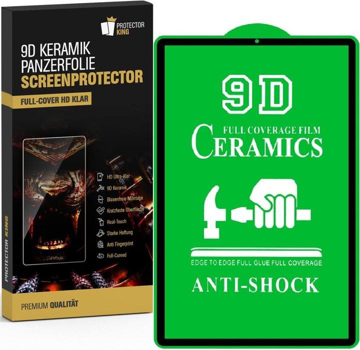 Produktbild Protectorking 4x Ceramic-Glass Full Cover HD Klar (4 Stück, Galaxy Tab S6)