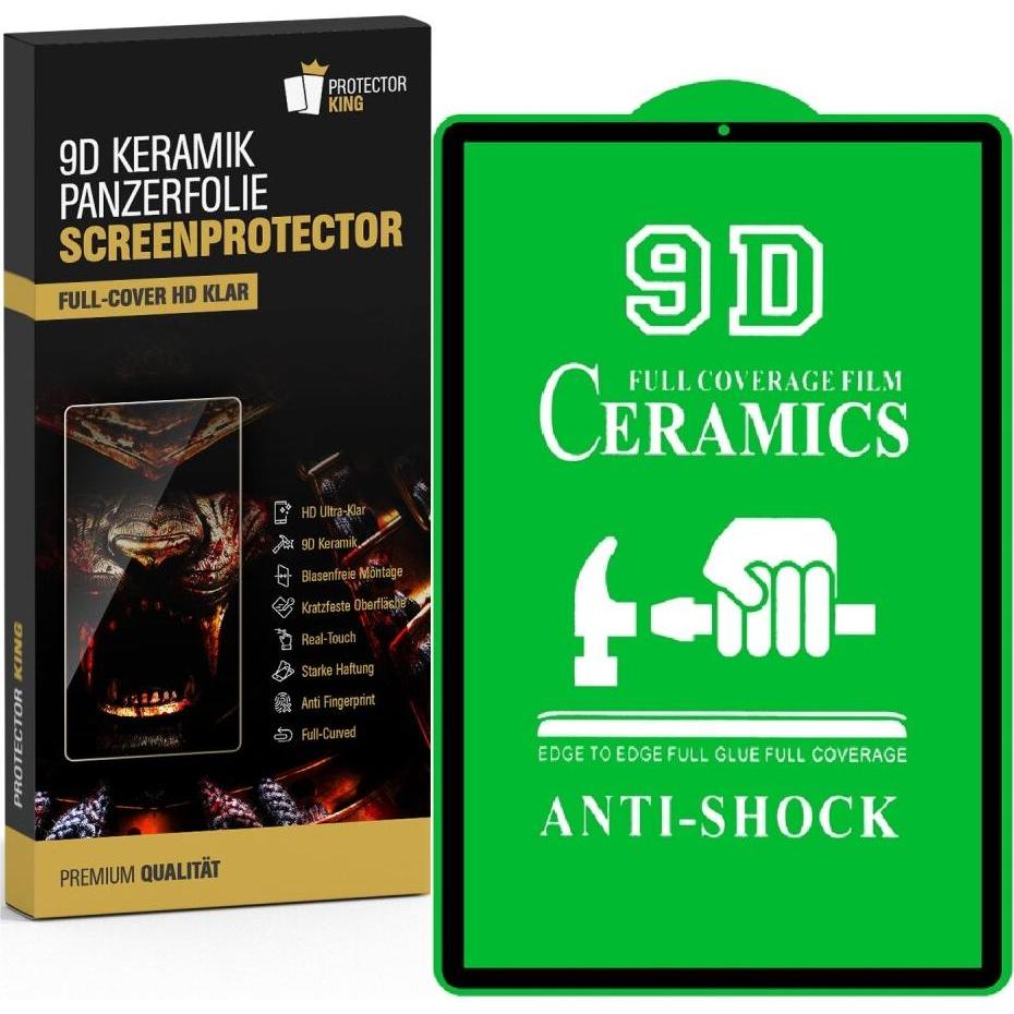 Thumbnail - Protectorking 4x Ceramic-Glass Full Cover HD Klar (4 Stück, Galaxy Tab S6), Tablet Schutzfolie