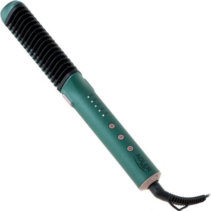 Adler AD 2324 Straightening brush, Green (Glättbürste)