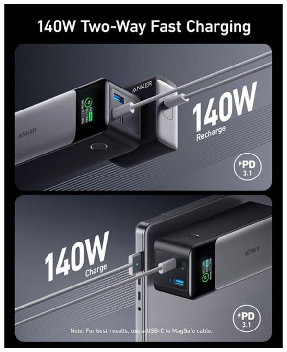 Produktbild Anker 737 (PowerCore 24K) (24000 mAh, 140 W, 88.80 Wh)