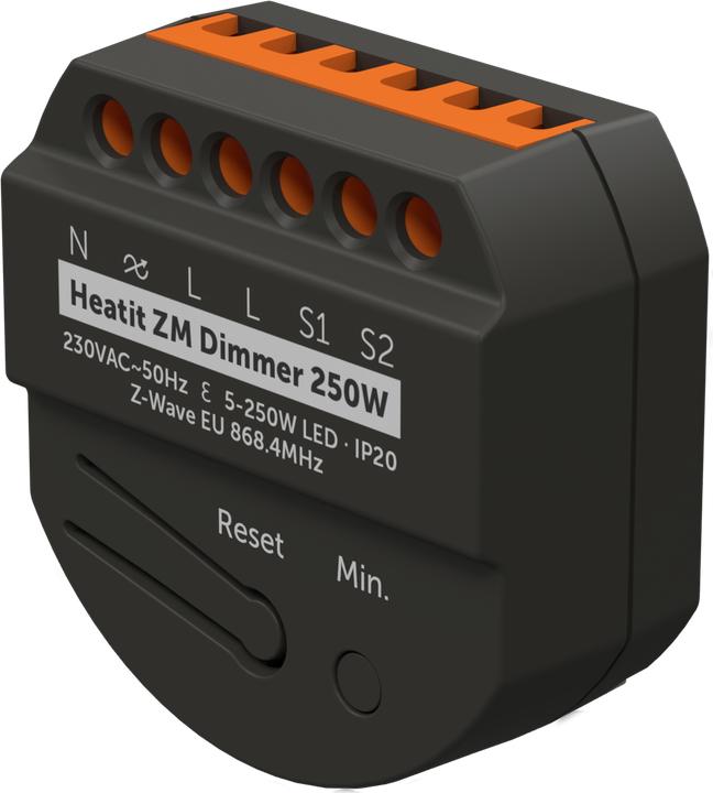 Produktbild Heatit Controls - 250W Z-Wave+ 800 ZM Dimmer Modul (Dimmaktor)