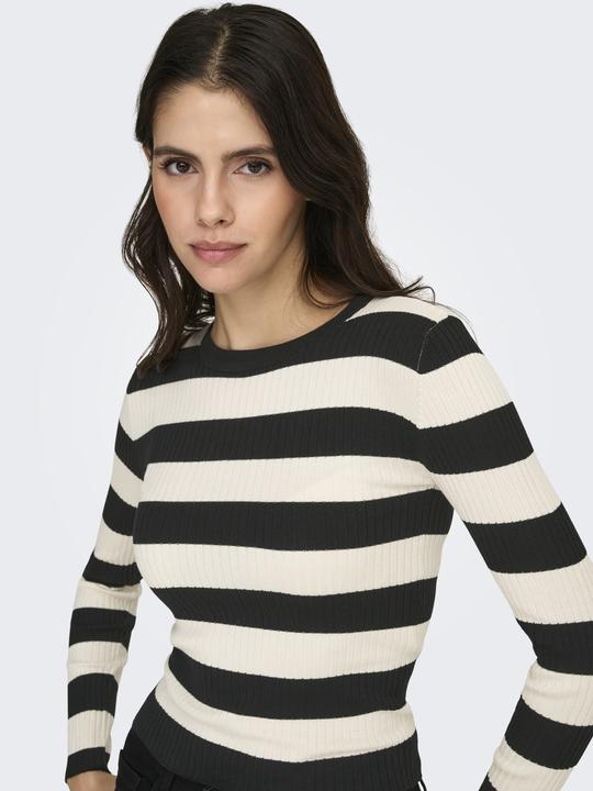 Produktbild JdY Gestreifter Strickpullover (L)