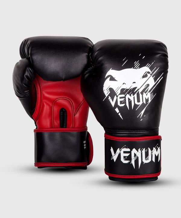 Produktbild Venum Contender Kids Boxing Gloves - Black-Red (6 OZ, One Size)