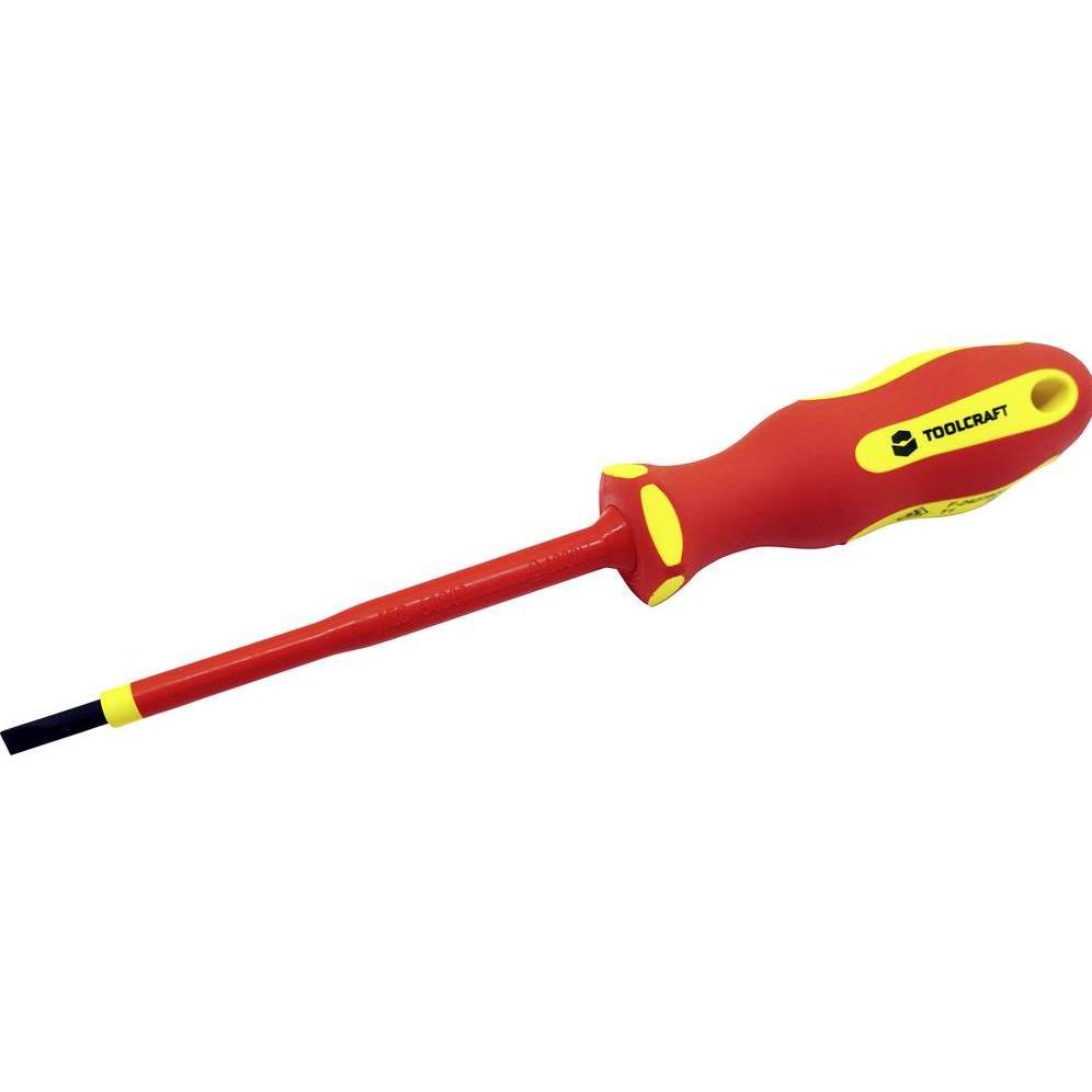 Toolcraft, Schraubenzieher, VDE Schraubendreher Slotted SL3.0 100mm (Schlitzschrauben)