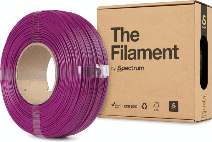 Actual product image The Filament ReFill PLA HS 1.75mm QUANTUM PURPLE 1kg (PLA, 1.75 mm, 1000 g, Violet)