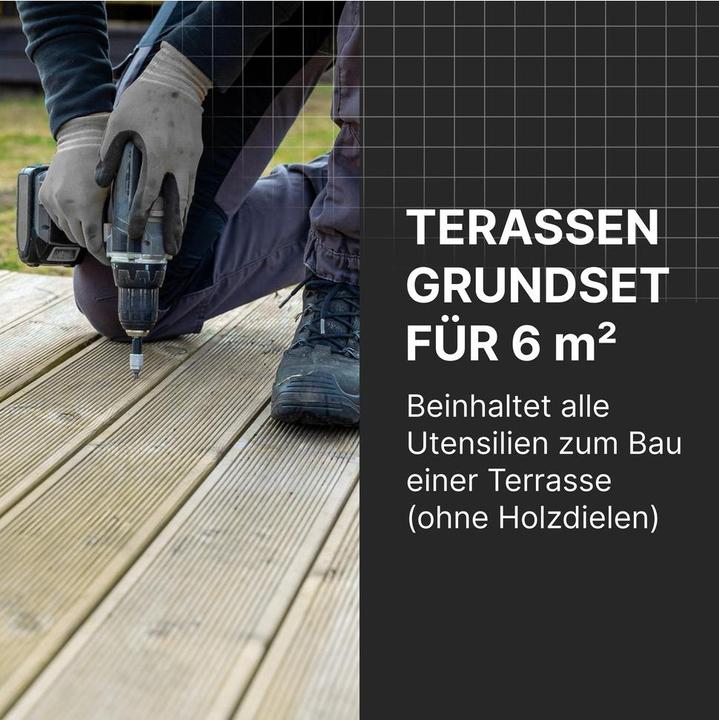 Actual product image Sanpro Decking kit for 6m² without pedestals, without accessories (300 x)