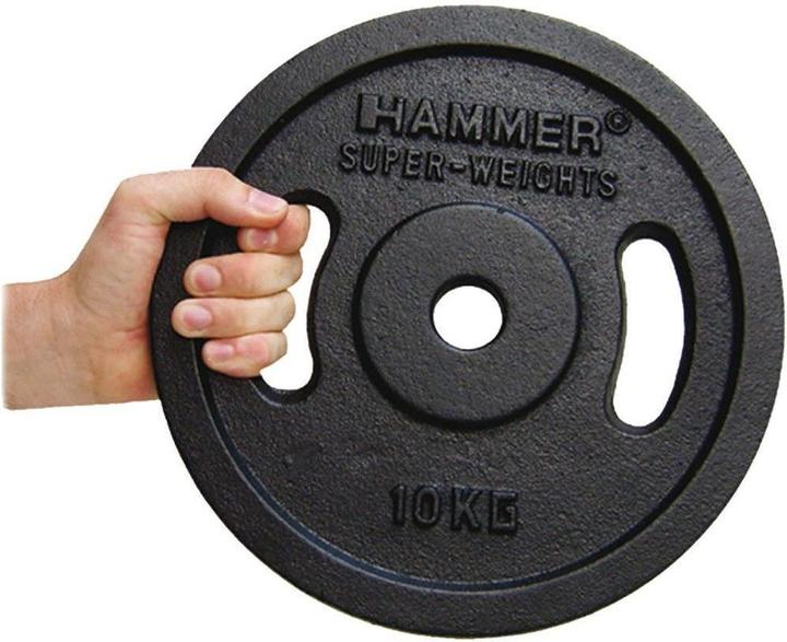 Produktbild Hammer Fitness Super Weights Hantelscheiben (2 x 10 kg)