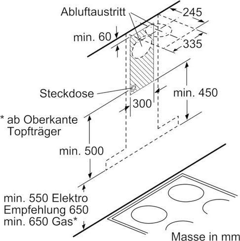 Produktbild Siemens LC98BIP50 (Wandhaube)