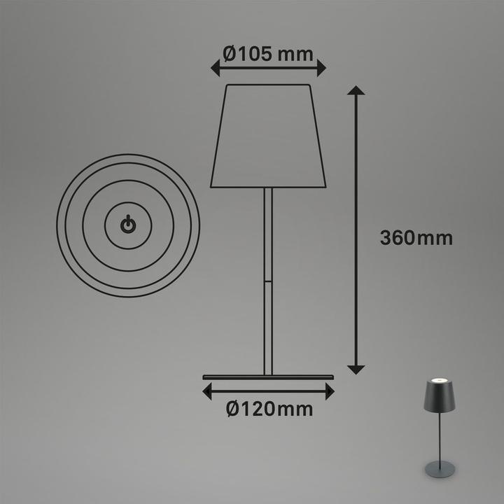 Produktbild Briloner LED Tischleuchte (200 lm)