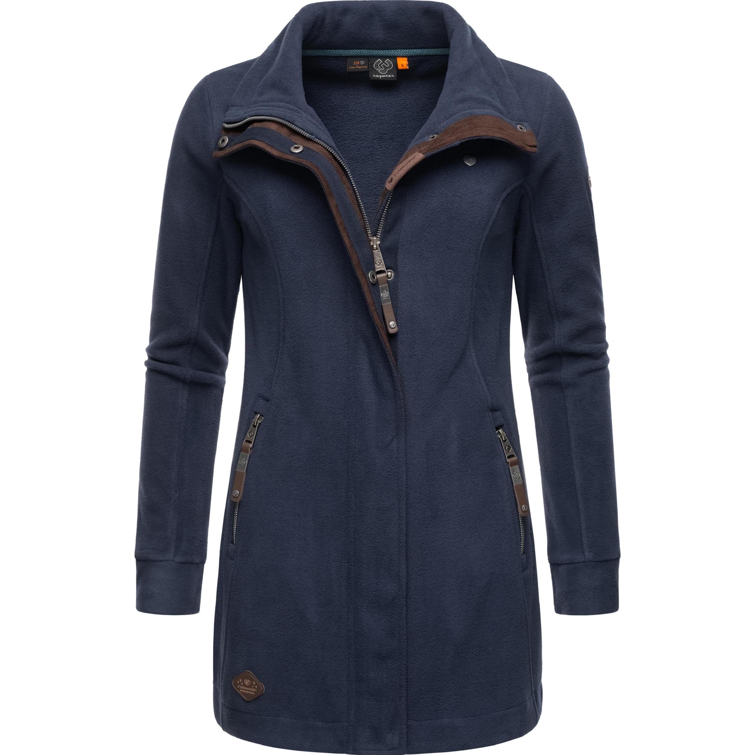 Ragwear, Damen, Jacke, Letrice Fleece (3XL), Blau, 3XL