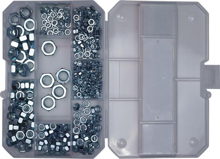 Mannesmann Assortiment d'écrous hexagonaux, 360 pcs.