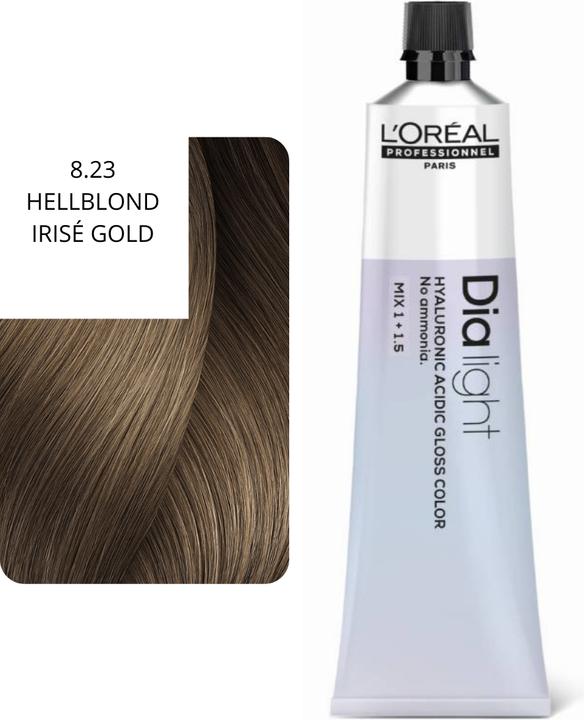 Produktbild L'Oréal Professionnel L'Oral Professionnel Dialight 823 Hellblond Iridescent Gold 60ml (Hellblond Iridescent Gold)