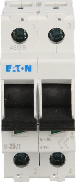 Produktbild Eaton Hauptschalter Grau 2polig 25 A