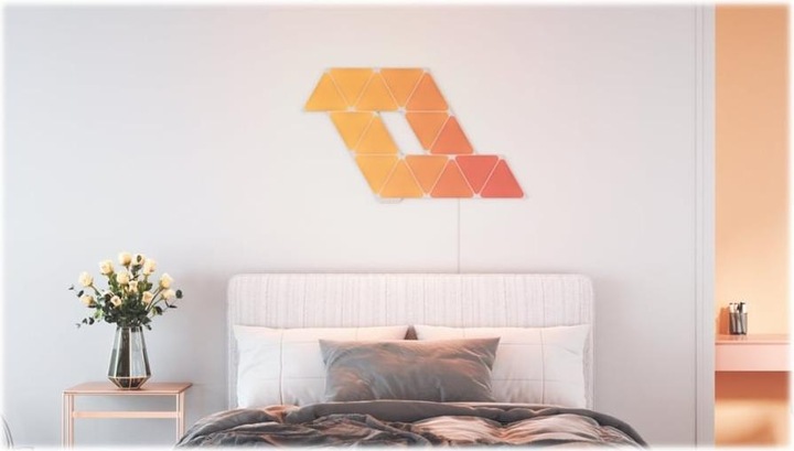 Image du produit Nanoleaf Shapes Triangles Smarter Kit 15 (80 lm)
