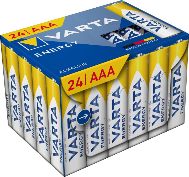 Actual product image Varta Alkaline Batterie AAA (Micro) (24 pcs., AAA, 1200 mAh)