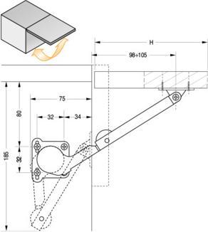 Actual product image Werkstarck Airbrake Supports Solo
