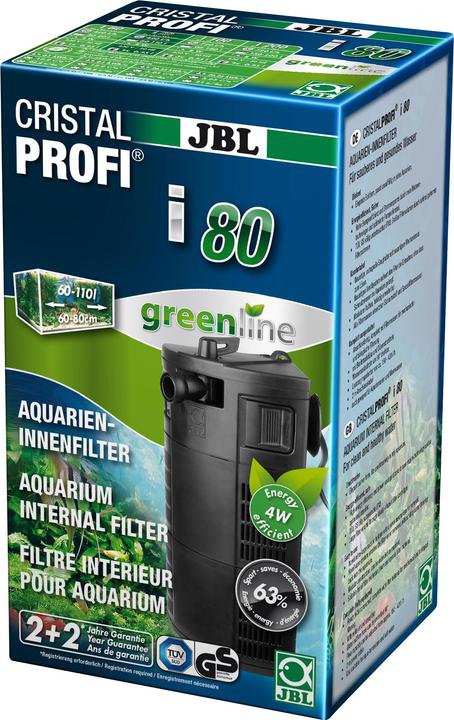 JBL Aquaristik und Terraristik Aquarium-Innenfilter JBL CristalProfi i80 greenline (110 l, Innenfilter, Süsswasser)