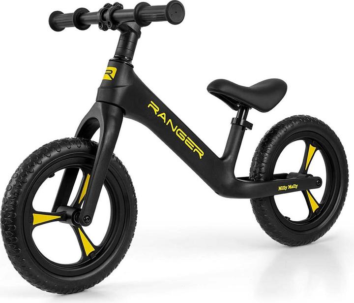Mally Kinder Balance Fahrrad Milly Ranger Schwarz (12")