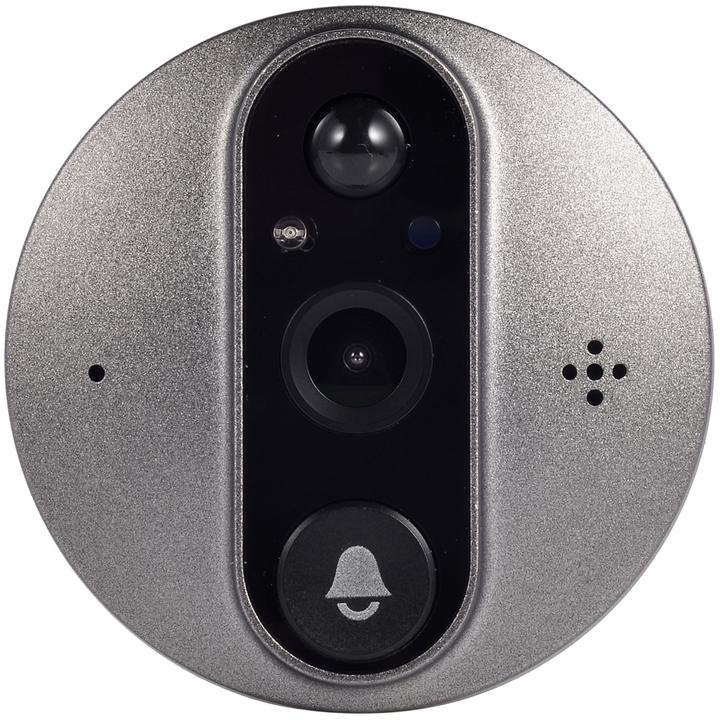 Actual product image Technaxx WLAN Türspion mit Kamera, 3MP Video, 4,3 Zoll LCD Display, Klingel, Nachtsicht, Bewegungsmelder (Digital)