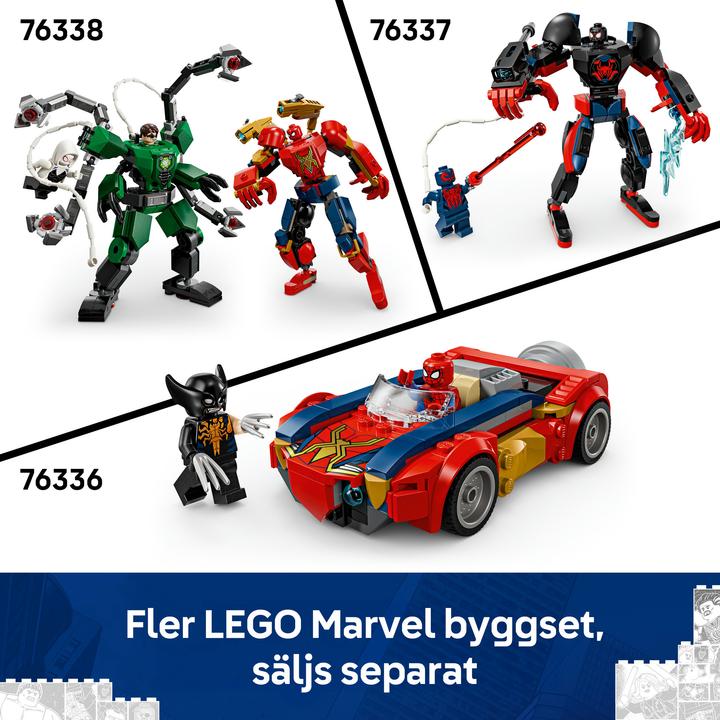 Produktbild LEGO Super Heroes Spider-Man vs. Ghost Rider auf seinem Motorrad (76335, LEGO Marvel)