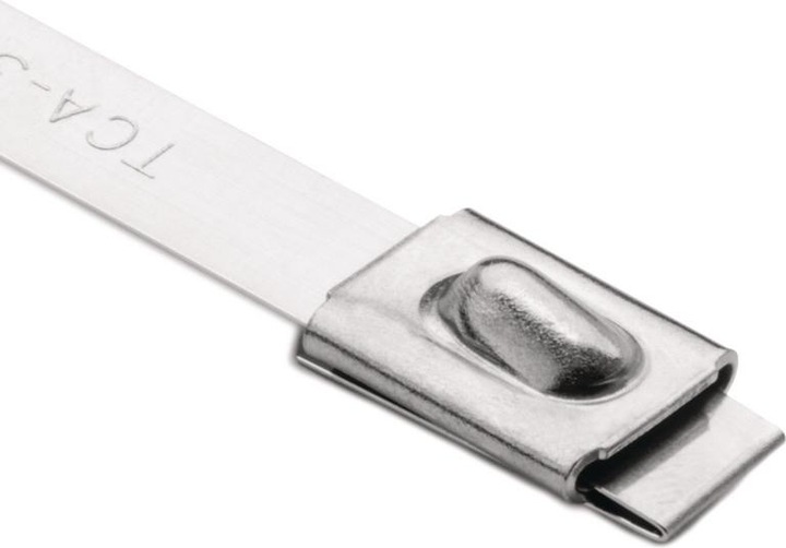 Produktbild HellermannTyton Hellermann Tyton MBT33H Kabelbinder Edelstahl (Metallkabelbinder, 838 mm, 1 Stk.)