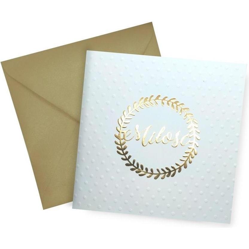 Henry Holt, Biglietto di auguri + Carta da lettere, KW Kartenprägung Hochzeit LOVE (15 pz.)