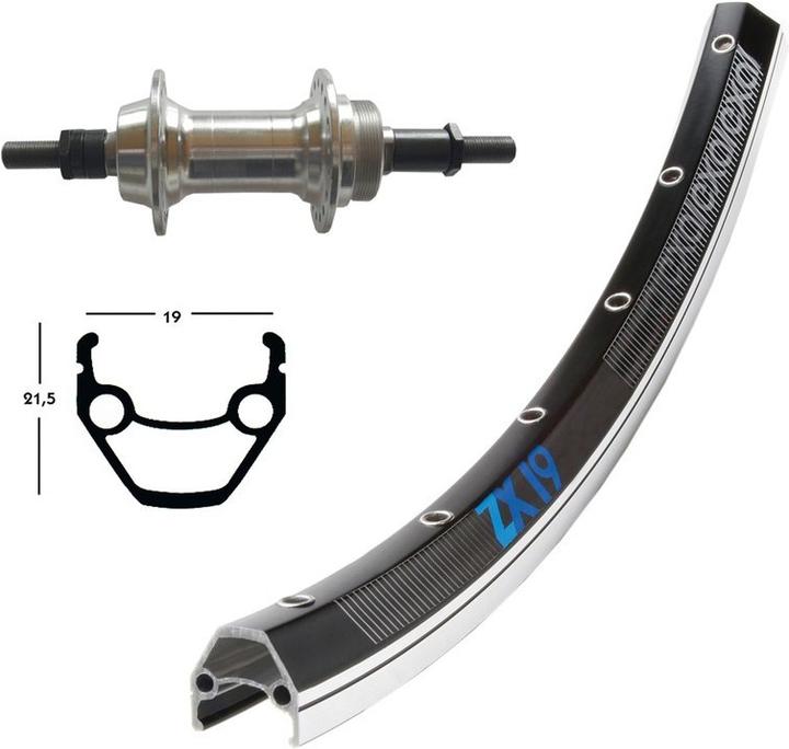 Actual product image Exal Rigid 36L (Rear wheel, 26")