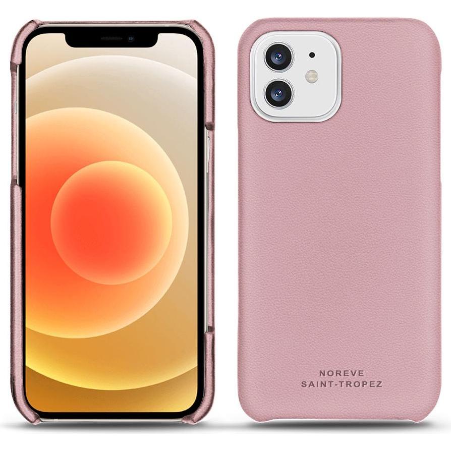 Noreve Lederschutzhülle (Apple iPhone 12 mini), Smartphone Hülle, Rosa