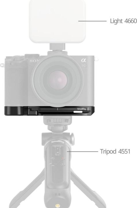 Produktbild SmallRig Baseplate mit Airtag Slot für Sony Alpha 7C