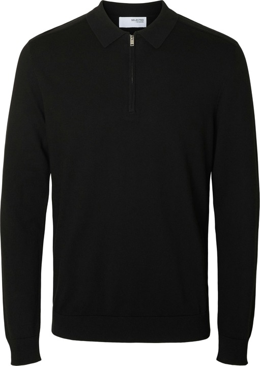 Selected Homme Strick Langarm-Poloshirt
