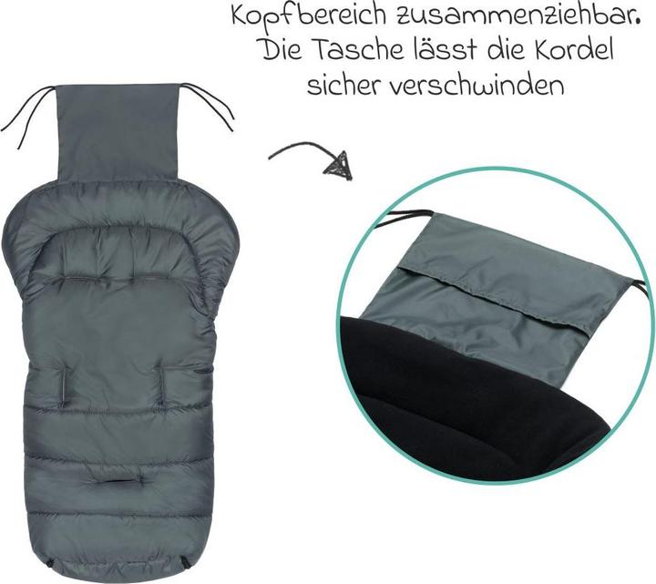 Produktbild Fillikid Fusssäcke für Kinderwagen & Buggys Fleece-Fusssack Eco Big für Buggy, Sport-