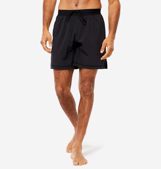 Image du produit Kimjaly Short homme avec slip intégré ultra-léger Hot Yoga - noir (S)