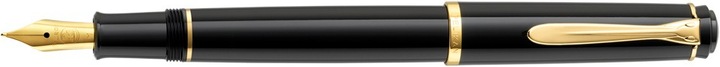 Produktbild Pelikan nfüllhalter Classic P 200 vergoldete Edelstahlfeder Federbreite M (Gold, Black, 1 x)