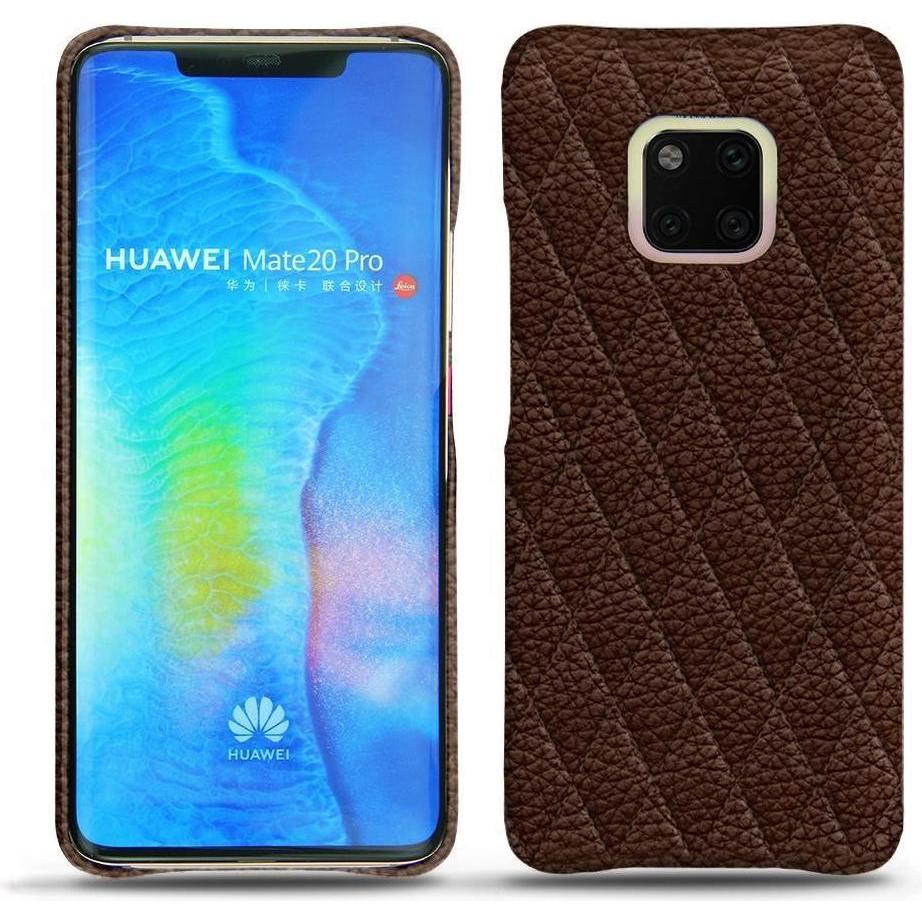 Noreve Lederschutzhülle (Huawei Mate 20 Pro), Smartphone Hülle, Braun