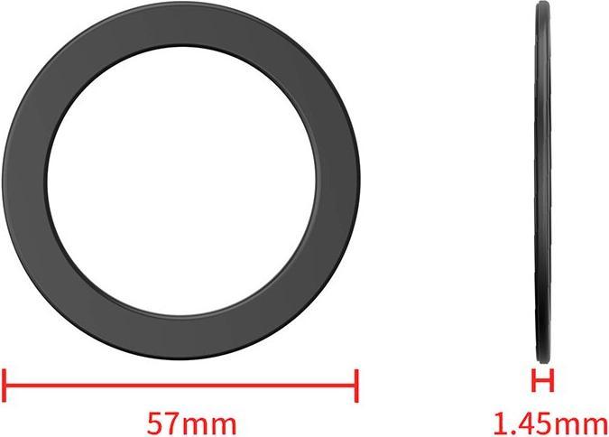 Image du produit Mcdodo Porte-téléphone magnétique / anneau pour les appareils avec MagSafe 1pcs (Black)