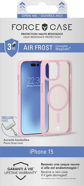 Actual product image Force Case AIR FROST case for iPhone 15 Series (Apple iPhone 15)