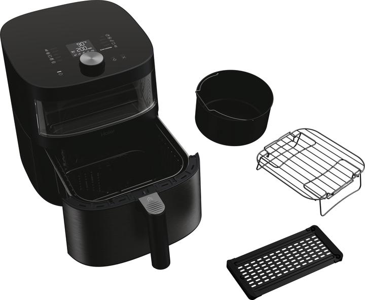 Immagine prodotto Haier Friggitrice ad aria I-Master Serie 5 Nero, Capacità 7 L, Range di temperatura 40°-200°, 9 in 1, Acce