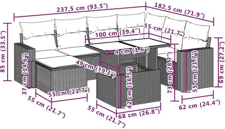 Produktbild vidaXL Franco