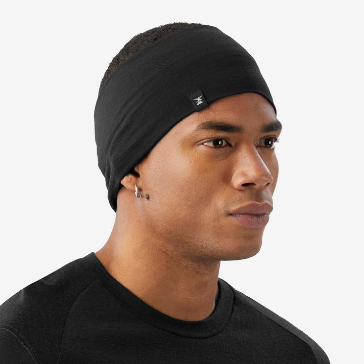Produktbild Forclaz Merino Wool Trekking Headband - MT500 - Black