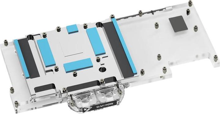 Image du produit Barrow LRC2.0 full coverage GPU Water Block for EVGA 3090/80 FTW3 Aurora RGB - Acrylique