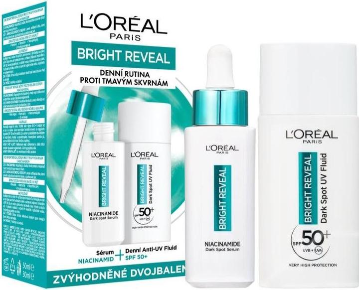 Actual product image L'Oréal Paris Bright Reveal Dark Spot UV Fluid (Suntan cream, SPF 50)