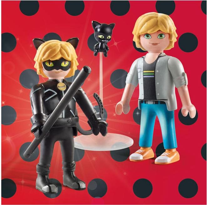 Produktbild Playmobil Adrien & Cat Noir (71337, Playmobil Miraculous)