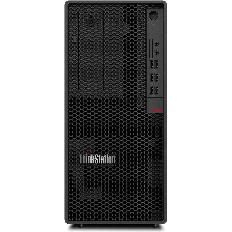 Lenovo ThinkStation P348 Tower (1000 GB, 32 GB, Intel Core i9-11900, GeForce RTX 3060), PC, Schwarz