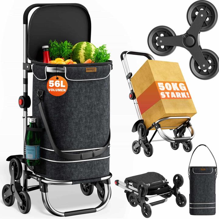 Monzana 2in1 Einkaufstrolley