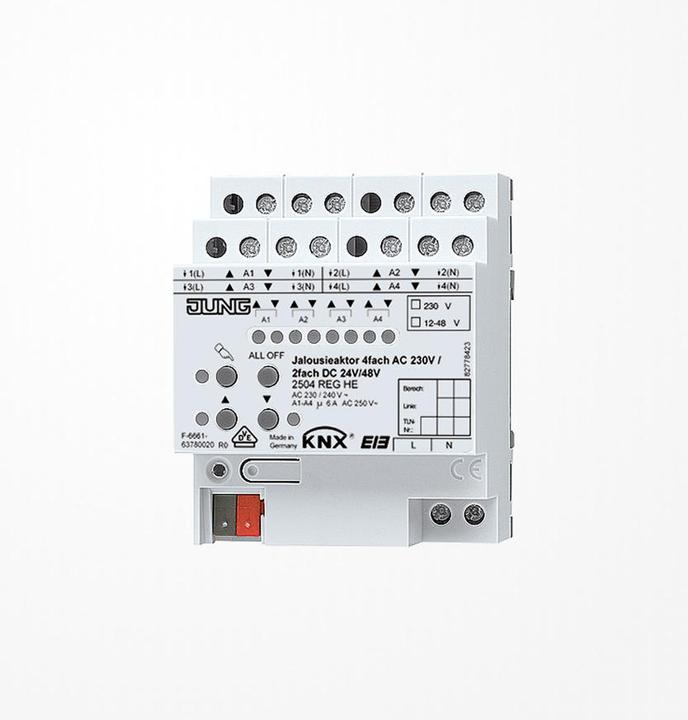 Actual product image JUNG Blind actuator 2504REGHE (Shutter actuator)