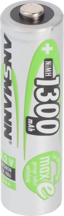 Produktbild Ansmann NiMH-Akku Mignon AA LR6 1300mAh 1 Stück (1 Stk., AA, 1300 mAh)